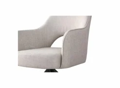 Draaistoel Mesa 55x48x84cm - stof - greige