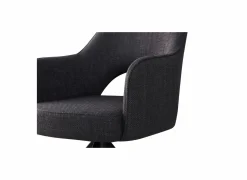 Draaistoel Mesa 55x48x84cm - stof - antraciet