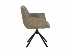 Draaistoel Orfeo 64x66,5x84,5cm - polyestervezel - beige