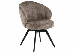 Draaistoel stof - bruin