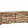 Dressoir Carbone  225cm - sheesham massief & decor - naturel