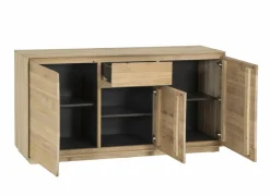 Dressoir Caviar 170cm - eik massief & decor - naturel