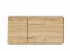 Dressoir Caviar 170cm - eik massief & decor - naturel