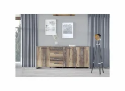Dressoir Clif 206cm - decor - old wood & beton