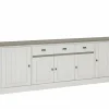 Dressoir 259cm - decor - lariks & bruine eik