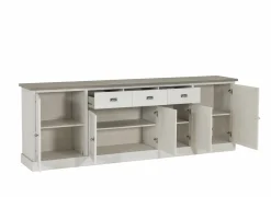 Dressoir 259cm - decor - lariks & bruine eik