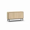 Dressoir 163cm - melamine - brushed sand oak nature