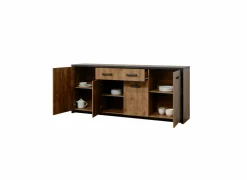 Dressoir Esther 210cm - decor - industriële eik