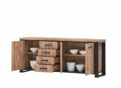 Dressoir Estrella 225cm - decor - industrial oak