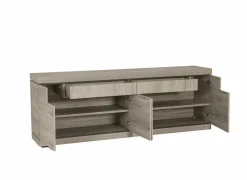 Dressoir Etna 250cm - decor - millenium eik & lichtgrijs