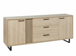 Dressoir Faro 216cm - melamine - zand eik