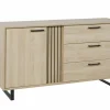 Dressoir Faro 164cm - melamine - zand eik