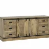 Dressoir Gorgo 190cm - mango massief - naturel