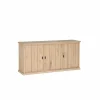 Dressoir Grimaldi 180cm - eik massief & decor - naturel