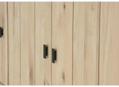 Dressoir Grimaldi 180cm - eik massief & decor - naturel