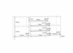 Dressoir Killarney 193cm - decor - mauvela oak & sand