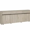 Dressoir Lucca 248cm - decor - millenium eik & lichtgrijs