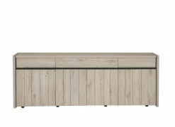 Dressoir Lucca 248cm - decor - millenium eik & lichtgrijs