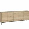 Dressoir Nomade 240cm - eik massief & decor - naturel