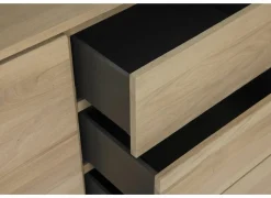 Dressoir Nomade 240cm - eik massief & decor - naturel