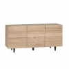 Dressoir Palacio 180cm - eik massief & decor- naturel