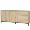 Dressoir Polar 190cm - eik massief & decor - naturel