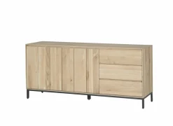 Dressoir Polar 190cm - eik massief & decor - naturel