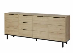 Dressoir Toby 230cm - melamine - castella oak