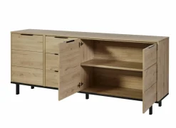 Dressoir Toby 230cm - melamine - castella oak