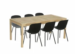 Eetkamer Voodoo met 6 stoelen Atacama - tafel 180x90cm
