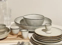 Eierdopje Artisan 5x6cm - stoneware - groen