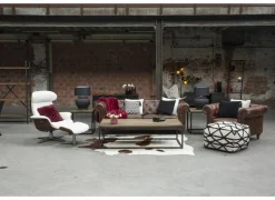 Fauteuil Chesterfield Stanley 1-zit - leder - bruin