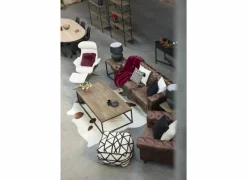 Fauteuil Chesterfield Stanley 1-zit - leder - bruin