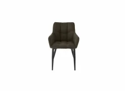 Fauteuil Conan 61x56x84cm - stof - bruin
