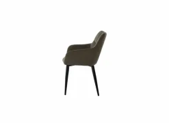 Fauteuil Conan 61x56x84cm - stof - bruin