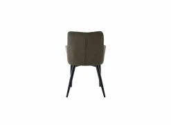 Fauteuil Conan 61x56x84cm - stof - bruin