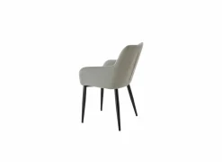 Fauteuil Conan 61x56x84cm - stof - lichtgrijs