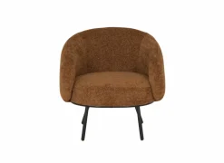 Fauteuil Crush 74x68x74cm - stof - roest