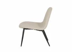Fauteuil Eloise 73,5x63x82cm - bouclé - beige