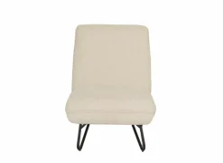 Fauteuil Guts 67,5x93x82cm - bouclé - ecru