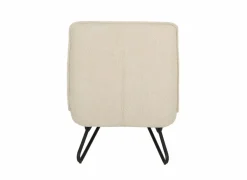 Fauteuil Guts 67,5x93x82cm - bouclé - ecru