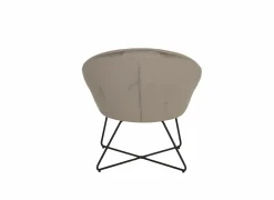 Fauteuil Juice 70x69x73,50cm - fluweel - taupe