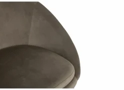 Fauteuil Juice 70x69x73,50cm - fluweel - taupe