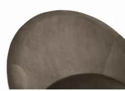 Fauteuil Juice 70x69x73,50cm - fluweel - taupe