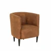 Fauteuil Navarra 69x66x75cm - stof - cognac