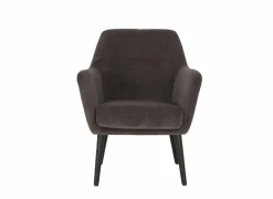 Fauteuil Pacha 70x60x82cm - stof - grijs