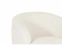 Fauteuil Teddy Bear 68x70x73cm - bouclé - ivoorwit