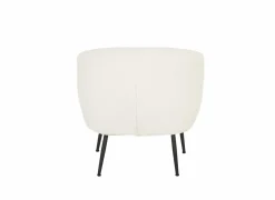 Fauteuil Teddy Bear 68x70x73cm - bouclé - ivoorwit