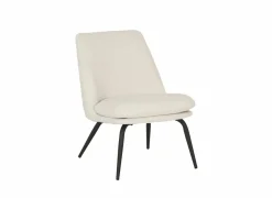 Fauteuil Yoyo 56x73x77cm - stof - krijt