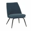 Fauteuil Yoyo 56x73x77cm - stof - petrol